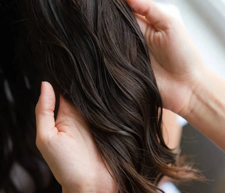 Mulher com cabelo brilhante e saudável — como ter um cabelo mais saudável