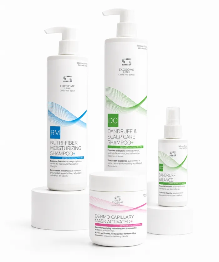 Dry Dandruff Routine — 3-step set with scalp mask, shampoos and leave-in — SIMONE TRICHOLOGY