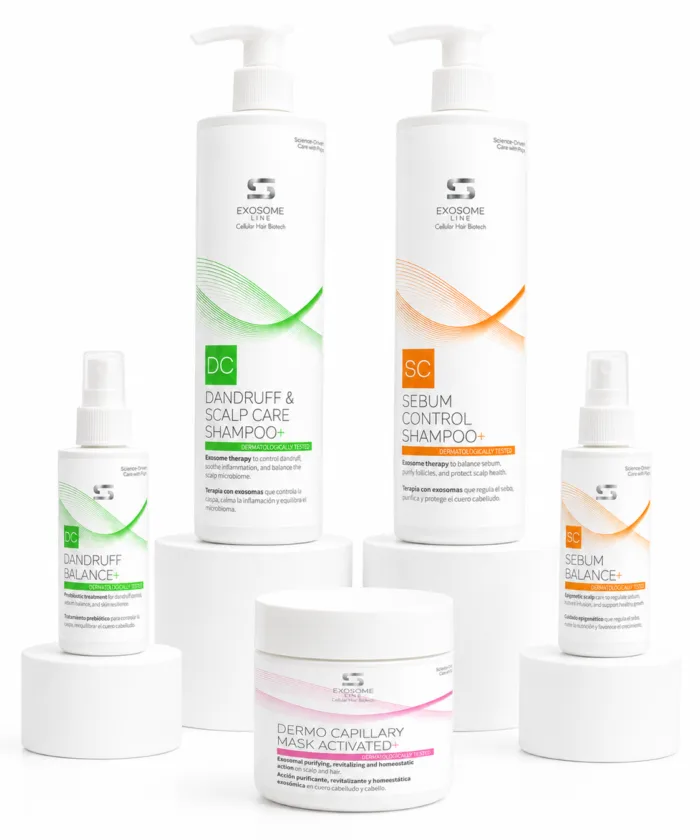 Oily Dandruff Routine — 3-step set for a greasy, flaky scalp — SIMONE TRICHOLOGY